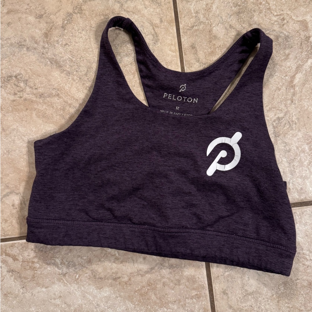 Peloton Women's Purple Sports Bra -Size Medium
